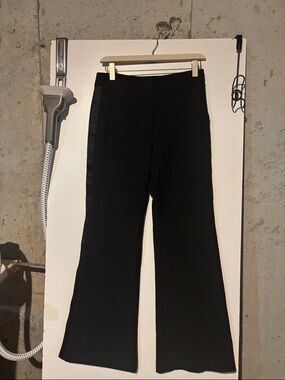 Veronica Beard Black Boot-Cut Flare Pants